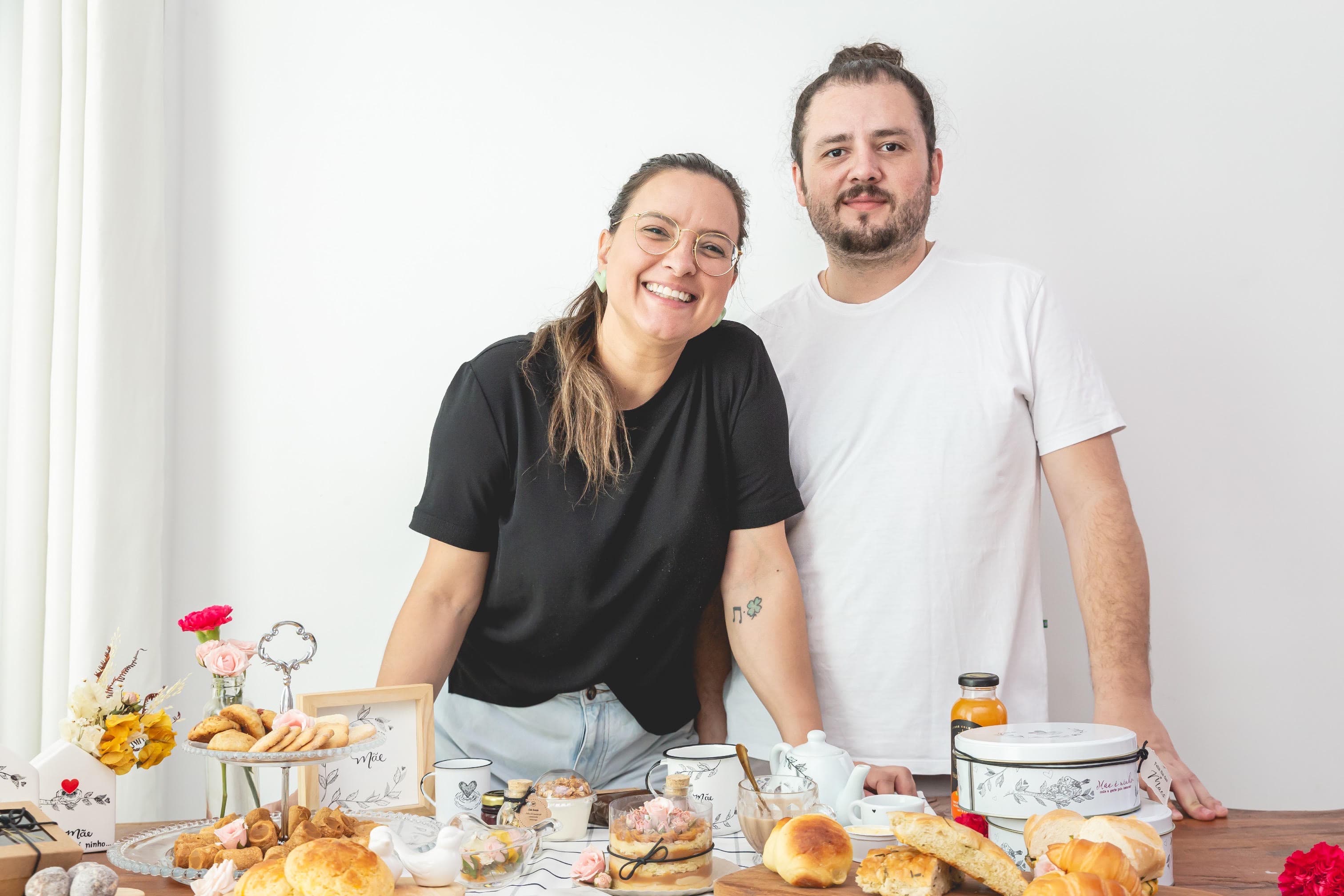 Gabi e Luan, sócios da DaGabi